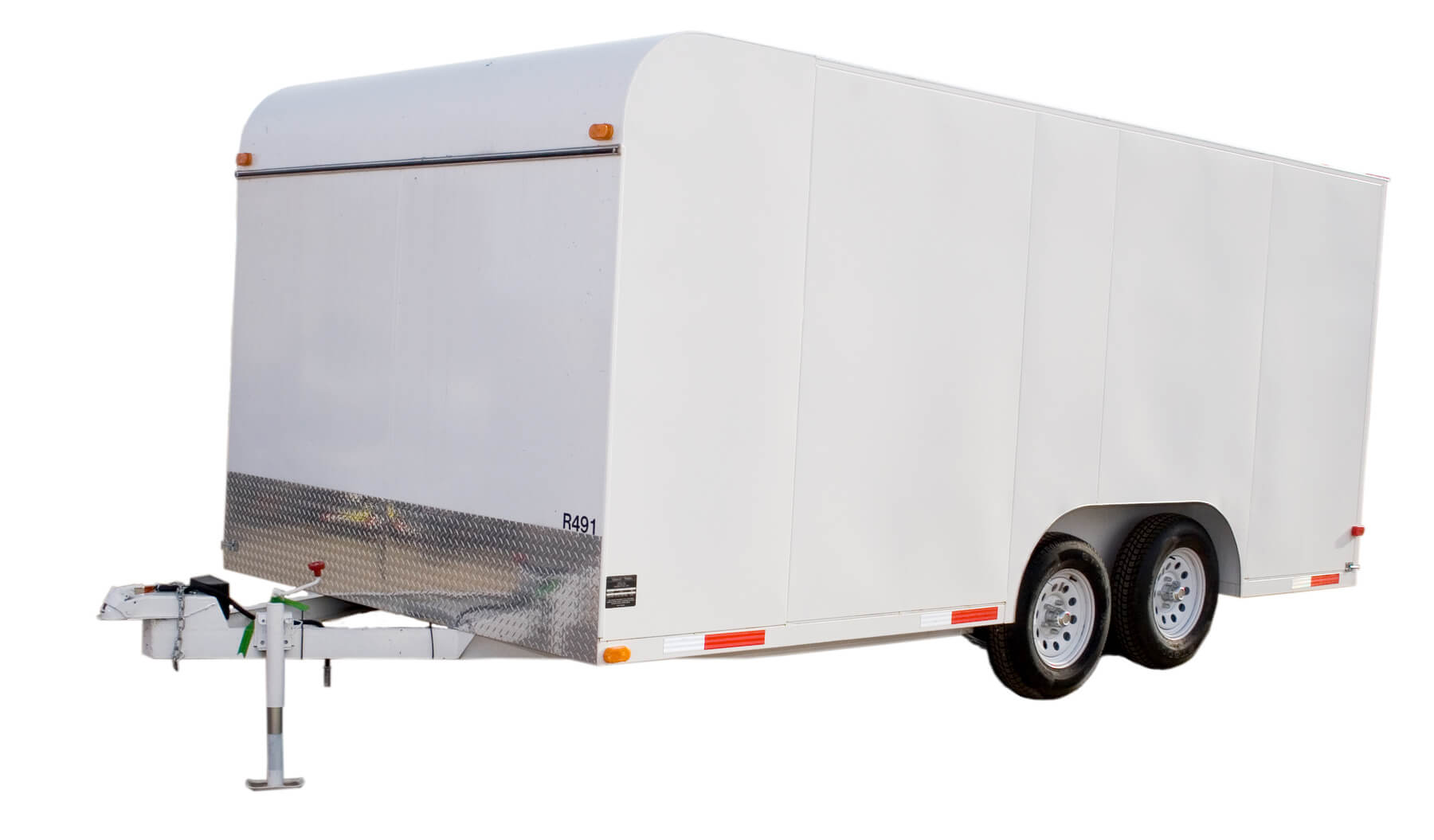 single enclosed trailer